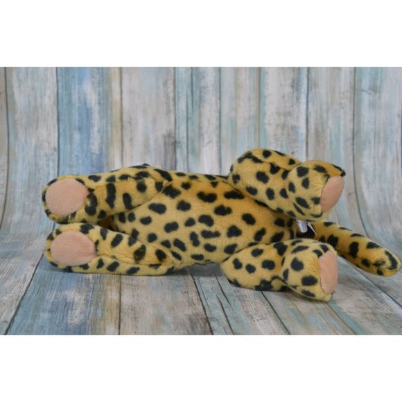 Aurora Cheetah Stuffed Animal 13" Leopard Cub Plush MINT - Picture 7 of 9